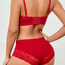 Conjunto de sujetador inalambrico sin costuras y alta elasticidad comodo para mujeres, 2 piezas