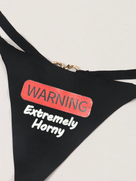Conjunto de 7 tangas sexys con estampado de corazon para mujeres