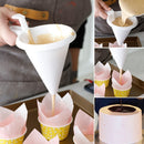 1 Juego de 1 Funnel de masa para pasteles manual - Utensilio de cocina fácil de usar para cupcakes, panqueques, postres - Herramienta de repostería segura para alimentos, no necesita electricidad, esenciales para la repostería | Herramienta de cocina fun