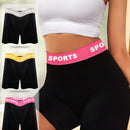 NEW 3 piezas de boxer bragas de cintura media comodas para mujeres con bloques de color