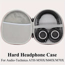 Estuche rígido para auriculares para Audio-Technica ATH-M50X / M40X / M70X: Estuche rígido de almacenamiento EVA Bolsa de transporte Funda de viaje Estuche para Sony CH720N, Razer Barracuda X / Opus X, Edifier W820NB y más otros auriculares - Hecho de na