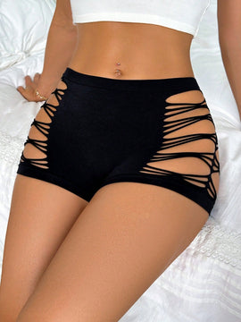 NEW  Ropa interior sexy para mujer de triangulo hueco de un solo color
