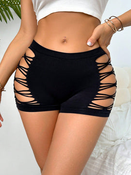 NEW  Ropa interior sexy para mujer de triangulo hueco de un solo color