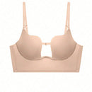 Sujetador Push-up Sexy Sin Costuras Para Mujer Con Soporte Con Aros Y Superficie Reflectante De Luz