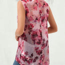 Clasi Camisa de mujer para vestir en capas en verano, ligera y transparente