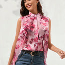 Clasi Camisa de mujer para vestir en capas en verano, ligera y transparente