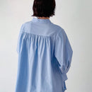 NEW FRIFUL Camisa casual de manga larga en capas con unicolor para mujeres
