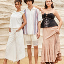 Forever 21 Jeans blancos de pierna ancha con flecos estilo vacaciones del oeste para mujeres, verano