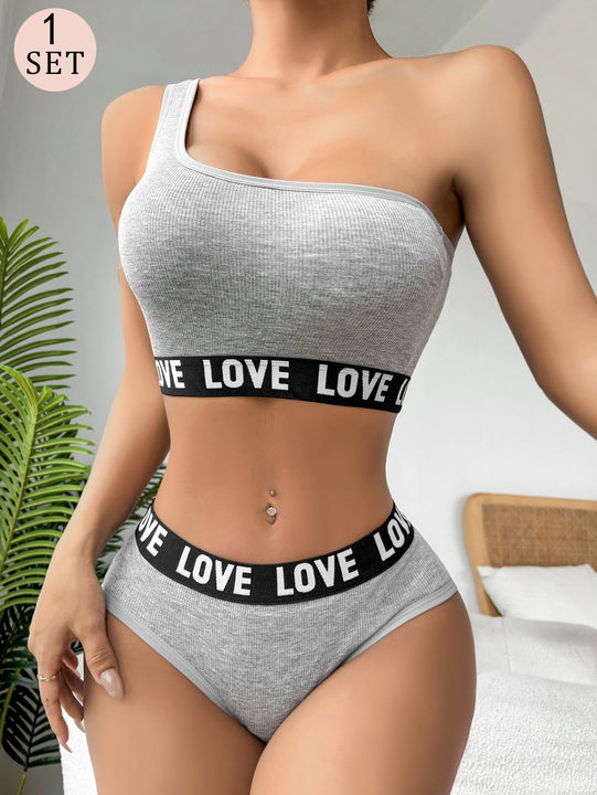 NEW Conjunto deportivo de sujetador y bragas gris para mujer, inalambrico, comodo y transpirable, embellecedor trasero