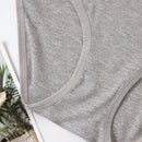 NEW Conjunto deportivo de sujetador y bragas gris para mujer, inalambrico, comodo y transpirable, embellecedor trasero