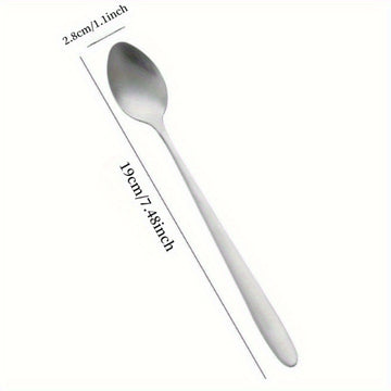 Cuchara de acero inoxidable grabada - "Te amo hasta la luna y de regreso" - Regalo para el Día de San Valentín, Aniversario, Cumpleaños, Navidad, Fiestas - Cuchara sentimental para café, té, postre, helado
