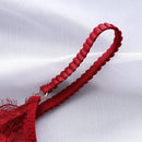 Ropa interior sexy de encaje de unicolor para mujeres (3 piezas)