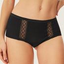 NEW LUVLETTE Conjunto de 3 piezas de calzoncillos cortos para mujeres con encaje de algodon y cintura media alta en tallas grandes