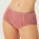 NEW LUVLETTE Conjunto de 3 piezas de calzoncillos cortos para mujeres con encaje de algodon y cintura media alta en tallas grandes