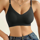 NEW 1 pieza Sosten de hombro ajustable sin costuras para mujer, con almohadillas removibles y estilo sexy