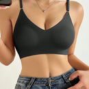 NEW 1 pieza Sosten de hombro ajustable sin costuras para mujer, con almohadillas removibles y estilo sexy