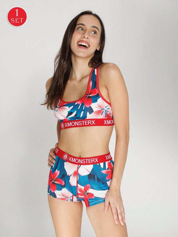 Nuevo conjunto deportivo de top y ropa interior para mujer, adecuado para montar en bicicleta/fitness, sujetador con hermoso diseno de espalda