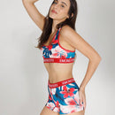 Nuevo conjunto deportivo de top y ropa interior para mujer, adecuado para montar en bicicleta/fitness, sujetador con hermoso diseno de espalda