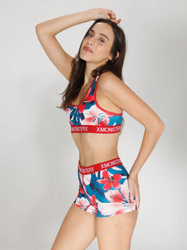 Nuevo conjunto deportivo de top y ropa interior para mujer, adecuado para montar en bicicleta/fitness, sujetador con hermoso diseno de espalda