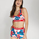 Nuevo conjunto deportivo de top y ropa interior para mujer, adecuado para montar en bicicleta/fitness, sujetador con hermoso diseno de espalda
