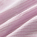 ROMWE Pantalones cortos casuales de algodon y lino a rayas rosas y blancas para ninas con cuerda en la cintura para mujeres, comodidad en el hogar
