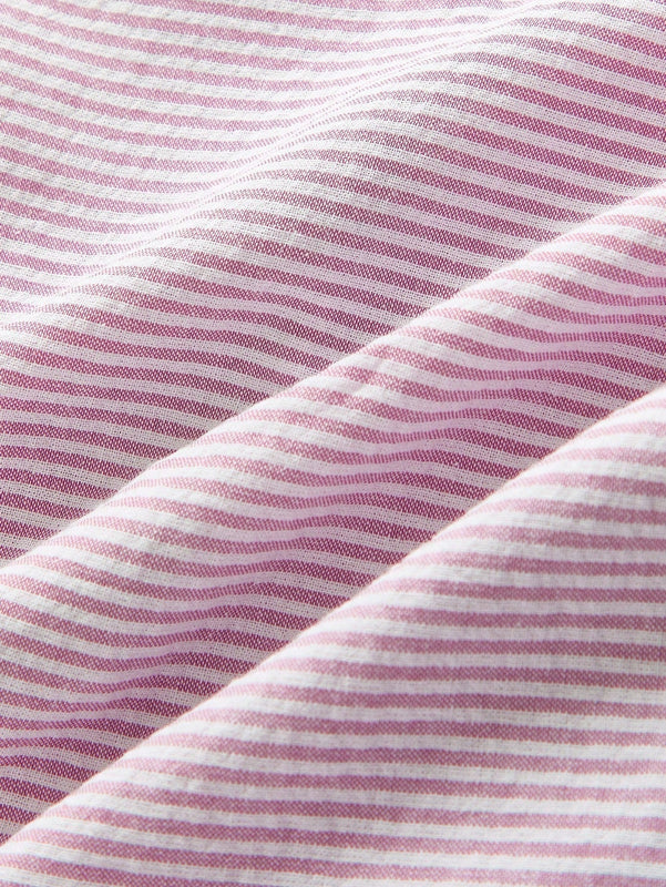 ROMWE Pantalones cortos casuales de algodon y lino a rayas rosas y blancas para ninas con cuerda en la cintura para mujeres, comodidad en el hogar