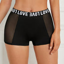 NEW  DesireSculpt Pantalones cuadrados simples impresos para mujer con bloque de color