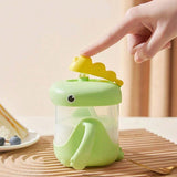 VASO ENTRENADOR PARA BEBÉ CON DISEÑO DE DINOSAURIO 300ML 35157-9 MUNBE