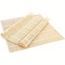 Estera de bambú para sushi: Material apto para alimentos, duradera para uso en casa o restaurante, ideal para preparar sushi delicioso