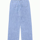 Jeans De Pierna Recta Holgados Casuales Para Mujer Con Bolsillos Oblicuos