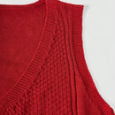 Essnce Chaleco sin mangas de punto solido para mujeres con cuello en V para uso diario en primavera y verano