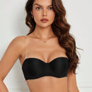 DesireSculpt Sosten transparente de tirantes unicolor y simple de moda para mujer