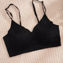 NEW 1 pieza Sosten de hombro ajustable sin costuras para mujer, con almohadillas removibles y estilo sexy