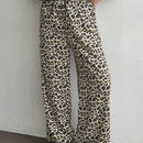 Friful pantalones anchos de mujer con cordon en la cintura, estilo casual para uso diario, con rayas