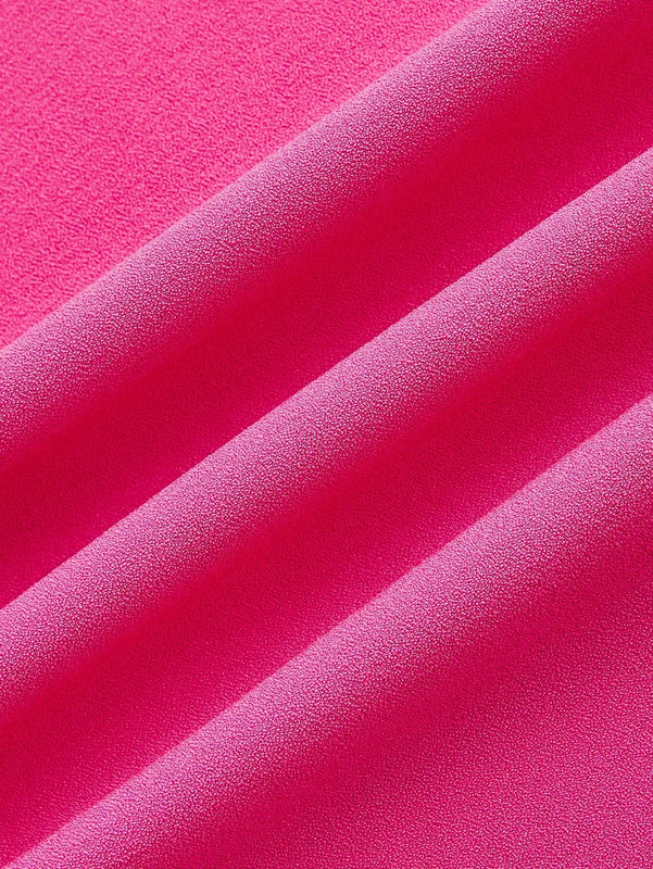 Prive Pantalones anchos de pierna ancha con cintura cruzada para uso diario de unicolor para mujer