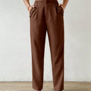 Essnce pantalones conicos de unicolor casuales y de estilo urbano para mujeres