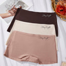 Shorts de boxeador casuales impresos con letras para mujer