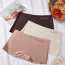 Shorts de boxeador casuales impresos con letras para mujer