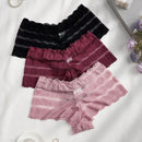Conjunto de 3 Tangas femeninas de moda con encaje sexy
