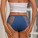 FINETOO 3 piezas Bragas de malla de parche de encaje engrosado para mujeres con estampado de lunares