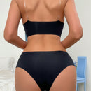 Set de 2 piezas de sujetador invisible con tirantes transparentes para verano, cierre frontal sin tirantes y realce de copa adhesiva