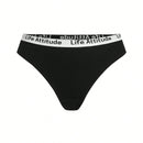 Ropa interior de tanga comoda para mujeres con diseno simple y atractivo estampado