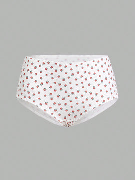 Conjunto de Tangas de triangulo casual con estampado completo para mujeres