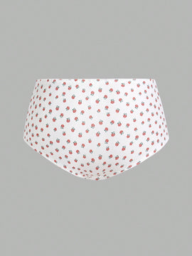 Conjunto de Tangas de triangulo casual con estampado completo para mujeres