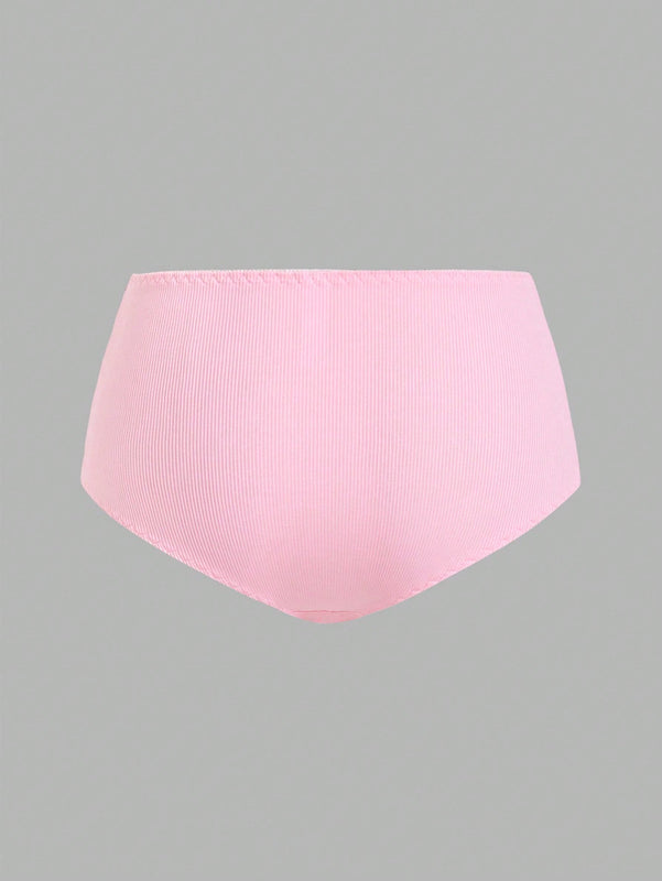Conjunto de Tangas de triangulo casual con estampado completo para mujeres