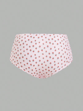 Conjunto de Tangas de triangulo casual con estampado completo para mujeres
