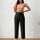 Pantalones arrugados para mujer
