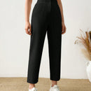 Pantalones arrugados para mujer