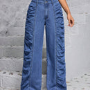 LUNE Jeans de mezclilla simple y sencillo de todos los dias para damas