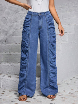 LUNE Jeans de mezclilla simple y sencillo de todos los dias para damas
